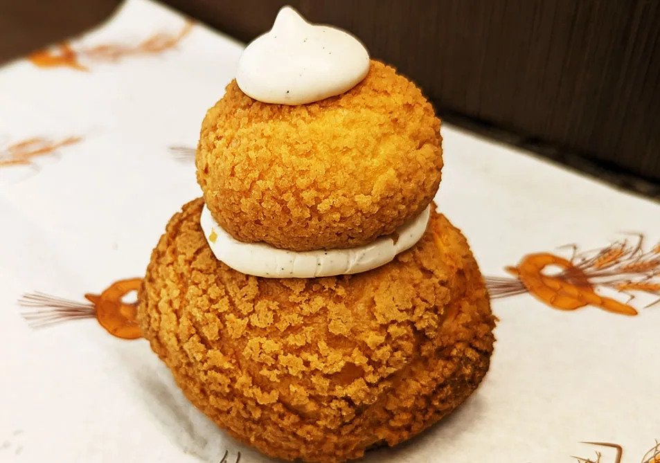 Religieuse à la vanille